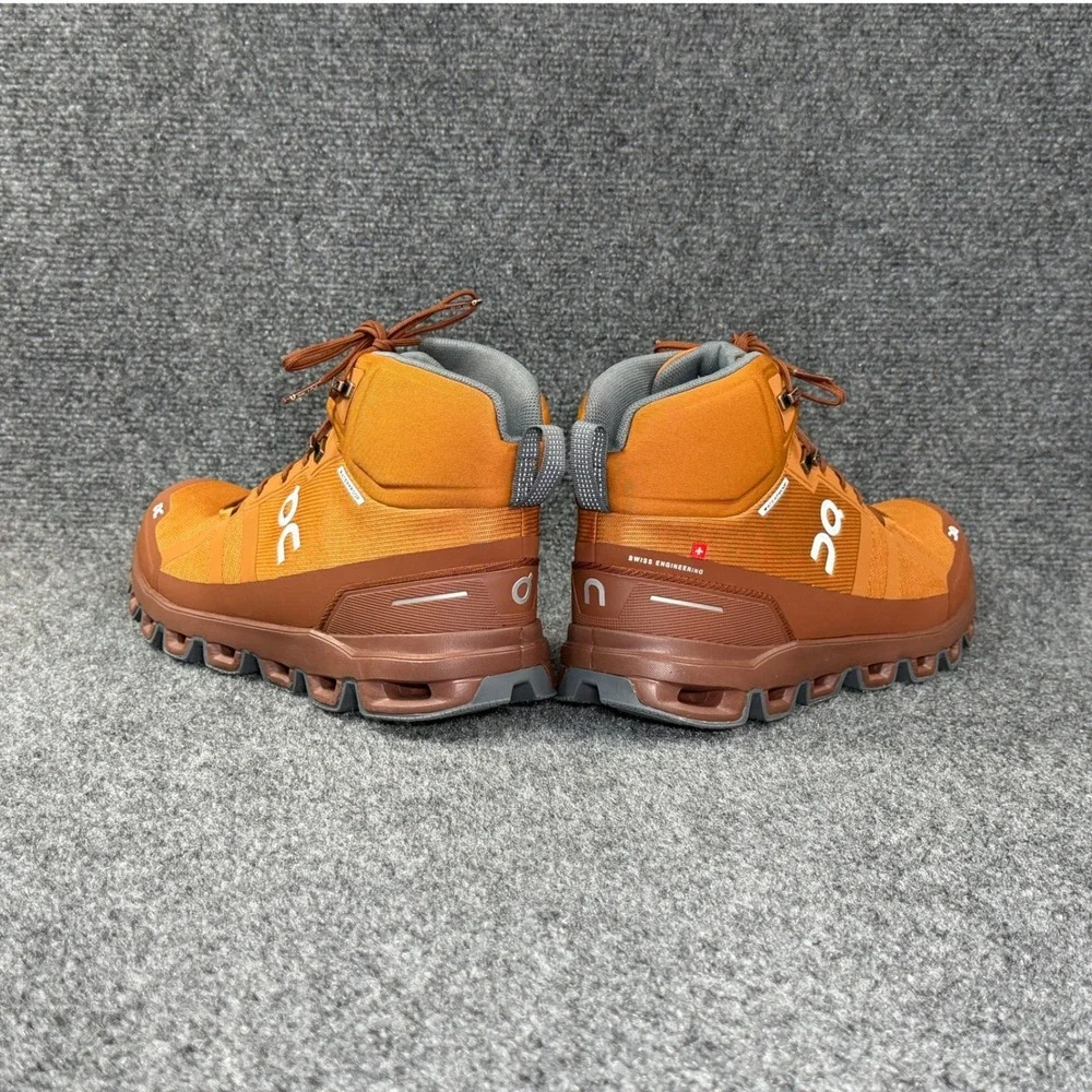 On Running Cloudrock Waterproof‎ Hiking Shoes Women's 9.5 Pecan Athletic Boots